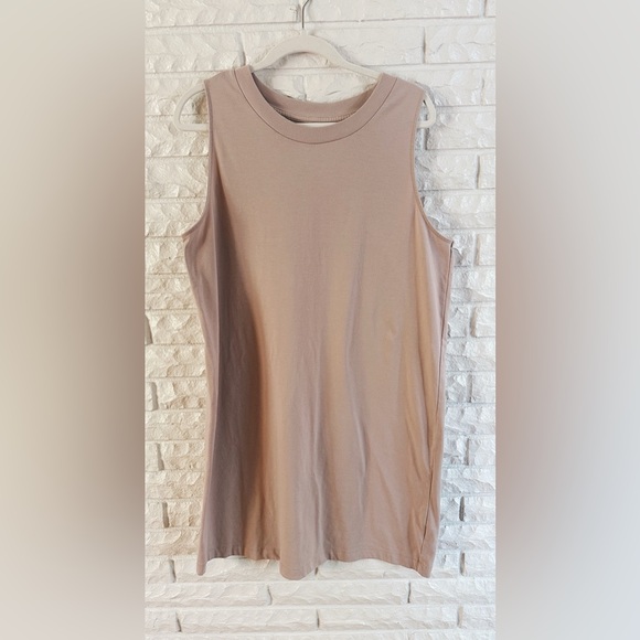 A New Day Crew Neck Dusty Pink Dress - Picture 1 of 4